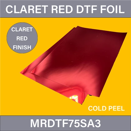 Claret Red DTF -лист передачі DTF